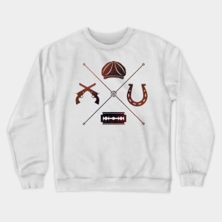 Razor Cap Guns Horseshoe Crewneck Sweatshirt